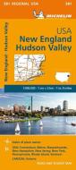 Michelin USA: New England, Hudson Valley Map 581 di Michelin Travel & Lifestyle edito da Michelin Travel Publications