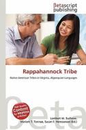 Rappahannock Tribe edito da Betascript Publishing