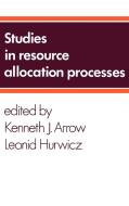 Studies in Resource Allocation Processes edito da Cambridge University Press