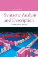 Syntactic Analysis and Description di David G. Lockwood edito da Bloomsbury Publishing PLC