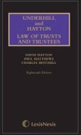 Underhill And Hayton Law Of Trusts And Trustees di David Hayton, Paul Matthews, Charles Mitchell edito da Lexisnexis Uk
