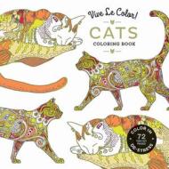 Vive Le Color! Cats (Adult Coloring Book): Color In; De-stress (72 Tear-out Pages) di Abrams Noterie edito da Abrams