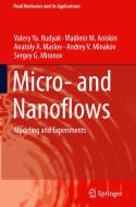 Micro- And Nanoflows di Valery Ya. Rudyak, Vladimir M. Aniskin, Anatoly A. Maslov, Andrey V. Minakov, Sergey G. Mironov edito da Springer International Publishing Ag