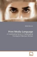 Print Media Language di Zahida Mansoor edito da VDM Verlag