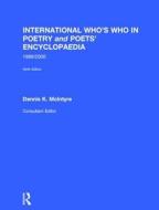 International Who's Who In Poetry And Poets Encyclopedia edito da Taylor & Francis Ltd