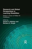 Research and Global Perspectives in Learning Disabilities di William M Cruickshank edito da Taylor & Francis Ltd