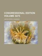 Congressional Edition Volume 5475 di United States Congress edito da Rarebooksclub.com