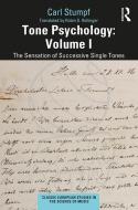 Tone Psychology: Volume I di Carl Stumpf edito da Taylor & Francis Ltd