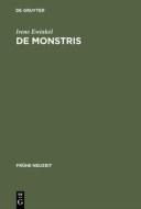 De monstris di Irene Ewinkel edito da De Gruyter