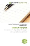 Herbert Berghof di #Miller,  Frederic P. Vandome,  Agnes F. Mcbrewster,  John edito da Vdm Publishing House