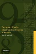 Elementary Number Theory in Nine Chapters di James J. Tattersall edito da Cambridge University Press