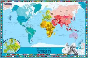 My Map Of The World di Michelin edito da Michelin Editions Des Voyages