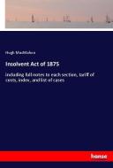 Insolvent Act of 1875 di Hugh Macmahon edito da hansebooks