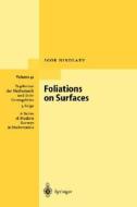 Foliations on Surfaces di Igor Nikolaev edito da Springer Berlin Heidelberg