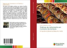 Práticas de Letramento em Contexto Quilombola di Edinei Carvalho dos Santos edito da Novas Edições Acadêmicas