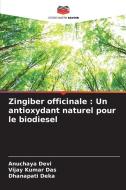 Zingiber officinale : Un antioxydant naturel pour le biodiesel di Anuchaya Devi, Vijay Kumar Das, Dhanapati Deka edito da Editions Notre Savoir