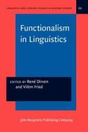 Functionalism In Linguistics edito da John Benjamins Publishing Co