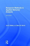 Research Methods in Applied Behavior Analysis di Jon S. Bailey, Mary R. Burch edito da Taylor & Francis Ltd