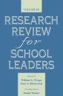 Research Review for School Leaders edito da Taylor & Francis Ltd