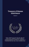 Treasury Of Human Inheritance; Volume 1 di LEWIS edito da Lightning Source Uk Ltd