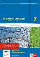 Lambacher Schweizer. 7. Schuljahr G9. Arbeitsheft plus Lösungsheft und Lernsoftware. Neubearbeitung. Niedersachsen edito da Klett Ernst /Schulbuch