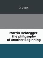 Martin Heidegger di A Dugin edito da Book On Demand Ltd.