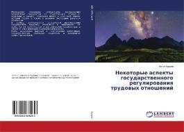 Nekotorye aspekty gosudarstwennogo regulirowaniq trudowyh otnoshenij di Anton Kudrin edito da LAP Lambert Academic Publishing