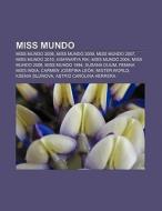 Miss Mundo di Source Wikipedia edito da Books LLC, Reference Series
