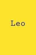 Leo: Notebook di Wild Pages Press edito da Createspace Independent Publishing Platform