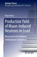 Production Yield of Muon-Induced Neutrons in Lead di Holger Kluck edito da Springer International Publishing