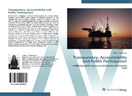 Transparency, Accountability and Public Participation di Lada V. Progunova edito da AV Akademikerverlag