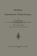Handbuch für Physikalische Schülerübungen di Hermann Hahn edito da Springer Berlin Heidelberg