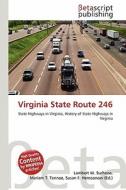 Virginia State Route 246 edito da Betascript Publishing