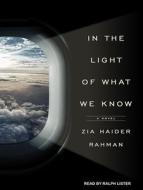 In the Light of What We Know di Zia Haider Rahman edito da Tantor Audio