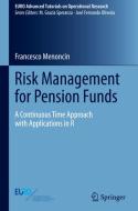 Risk Management for Pension Funds di Francesco Menoncin edito da Springer International Publishing