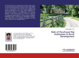 Role of Panchayat Raj Institution In Rural Development di Balamurugan Pandi edito da LAP Lambert Academic Publishing
