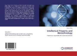 Intellectual Property and Biotechnology di Clarissa Allen edito da LAP Lambert Acad. Publ.