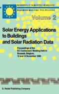 Solar Energy Applications to Buildings and Solar Radiation Data edito da Springer Netherlands