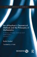 Ibn Al-haytham's Geometrical Methods And The Philosophy Of Mathematics edito da Taylor & Francis Ltd
