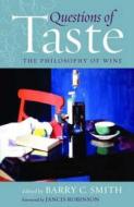 Questions of Taste di Barry C. Smith edito da Signal Books Ltd