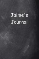 Jaime Personalized Name Journal Custom Name Gift Idea Jaime: (Notebook, Diary, Blank Book) di Distinctive Journals edito da Createspace Independent Publishing Platform