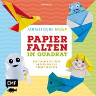 Papierfalten im Quadrat: Fantastische Wesen - Bastel-Kids di Thade Precht edito da Edition Michael Fischer