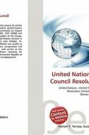 United Nations Security Council Resolution 1316 edito da Betascript Publishing