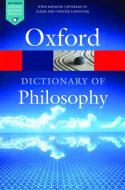 The Oxford Dictionary of Philosophy di Simon Blackburn edito da Oxford University Press