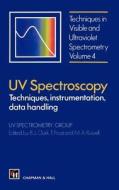 UV Spectroscopy di Ultraviolet Spectrometry Group (Great Br edito da Springer Netherlands