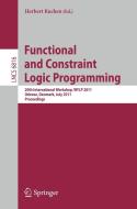 Functional and Constraint Logic Programming edito da Springer-Verlag GmbH