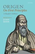Origen: On First Principles di John Behr edito da OXFORD UNIV PR