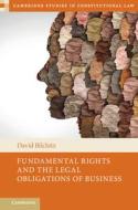 Fundamental Rights And The Legal Obligations Of Business di David Bilchitz edito da Cambridge University Press