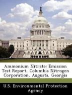 Ammonium Nitrate edito da Bibliogov