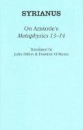 On Aristotle's "metaphysics 13-14" di Syrianus edito da Cornell University Press